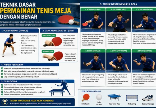 Teknik Dasar Permainan Tenis