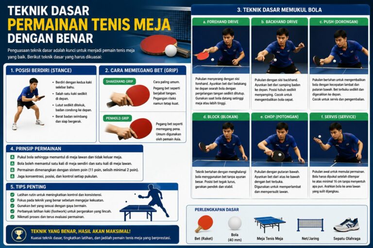 Teknik Dasar Permainan Tenis