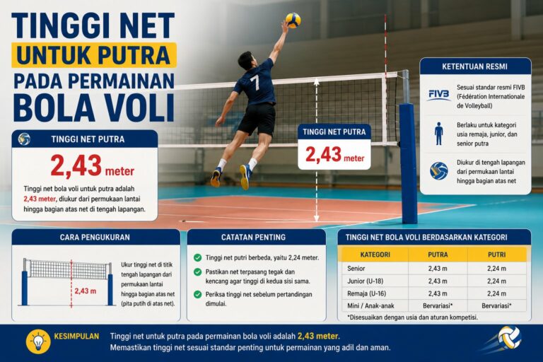 Tinggi Net Untuk Putra
