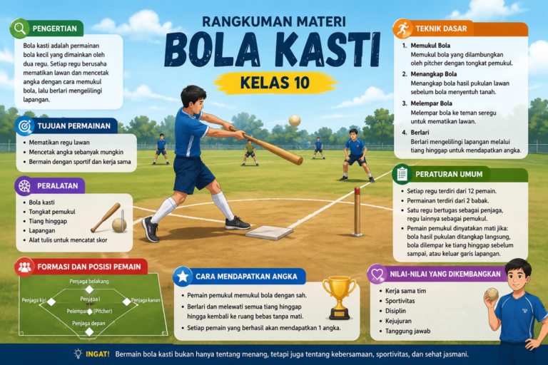 Rangkuman Materi Bola Kasti