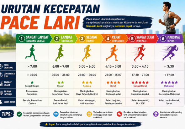 Urutan Kecepatan Pace