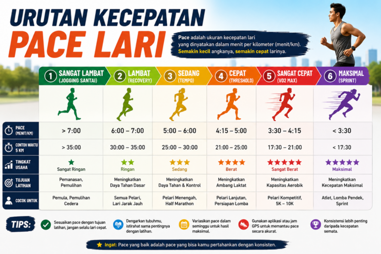 Urutan Kecepatan Pace