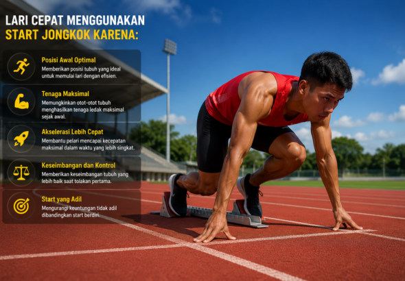 Lari Cepat Menggunakan Start Jongkok