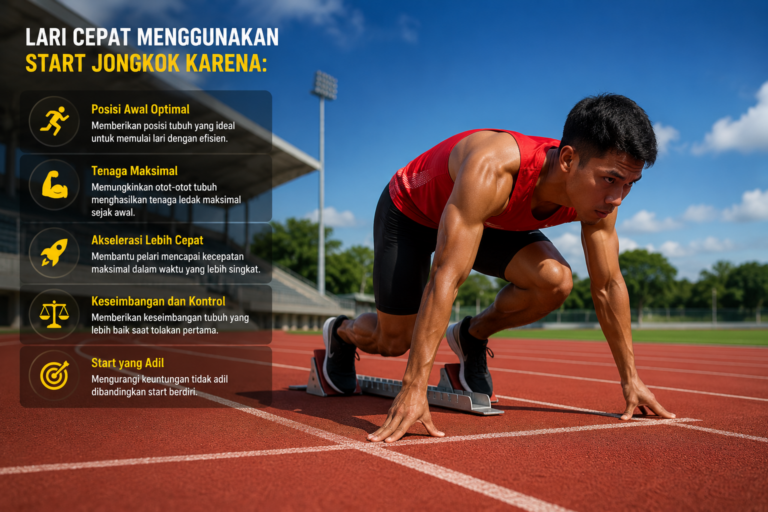 Lari Cepat Menggunakan Start Jongkok