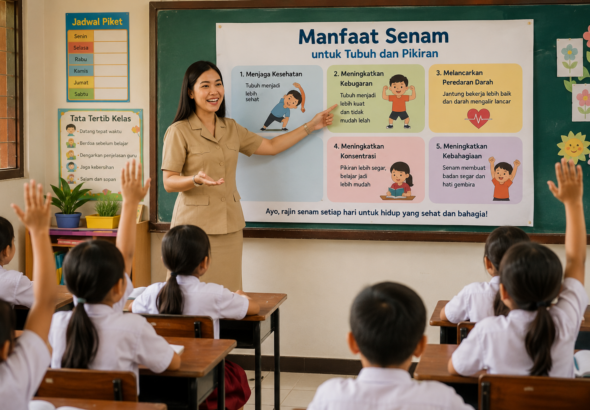 Cara Guru SD Menjelaskan