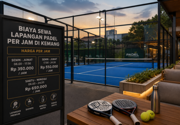 Biaya Sewa Lapangan Padel