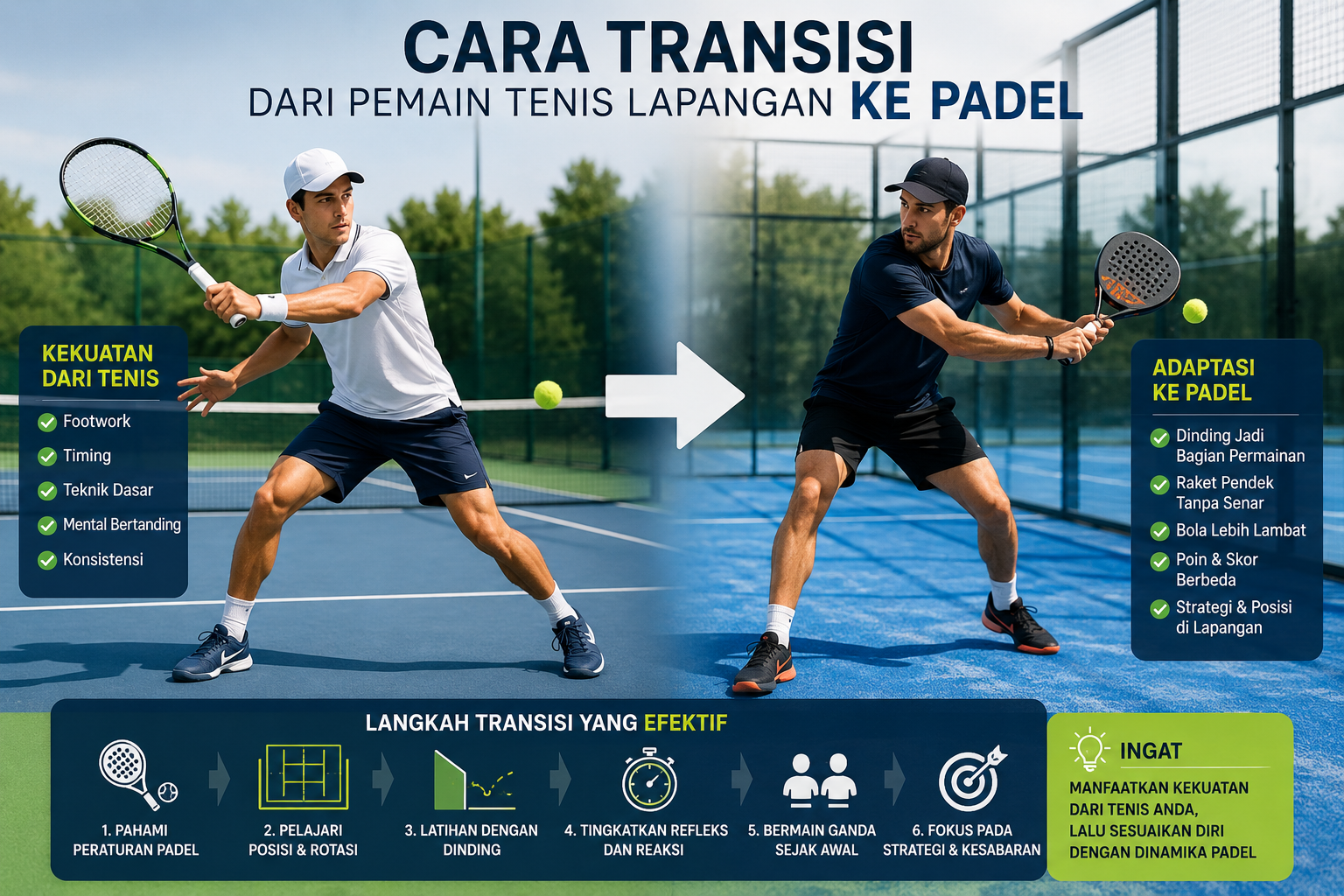 Cara Transisi Dari Pemain Tenis