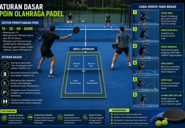 Aturan Dasar Poin Olahraga Padel