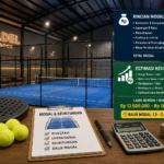 Modal Lapangan Padel Indoor