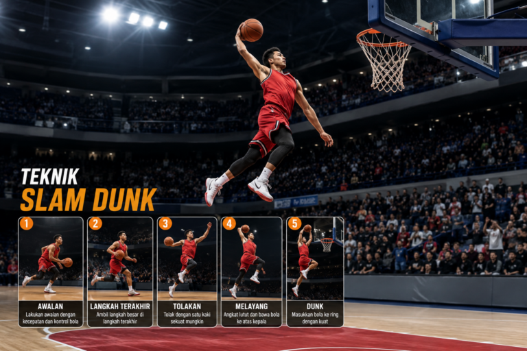 Teknik Basket Slam Dunk