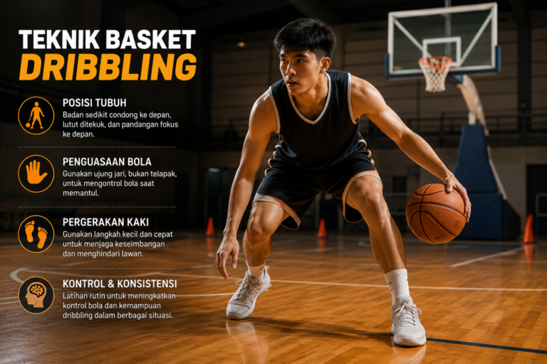 Teknik Basket Dribbling