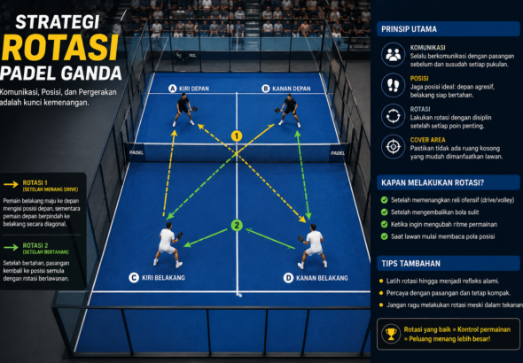 Strategi Rotasi Padel