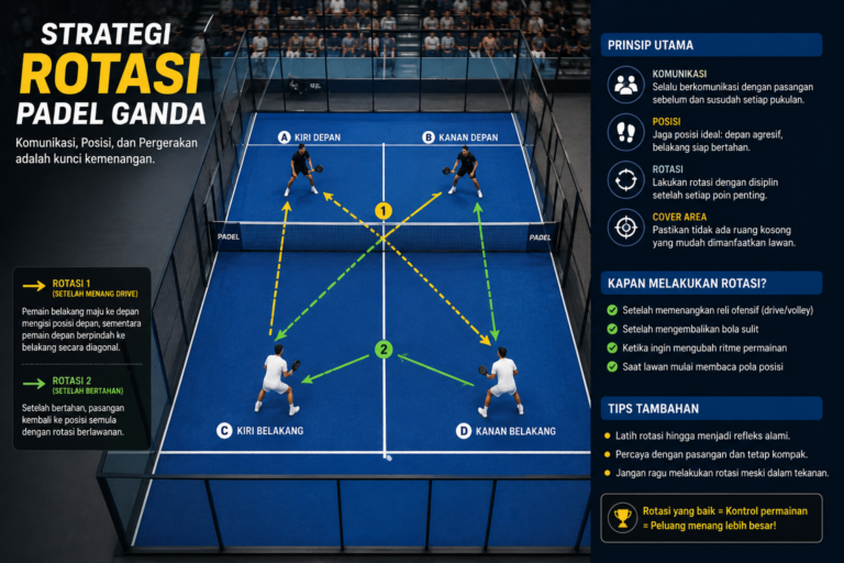 Strategi Rotasi Padel