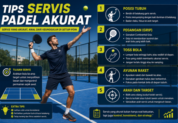 Tips Servis Padel Akurat