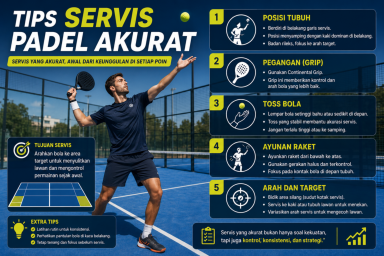 Tips Servis Padel Akurat
