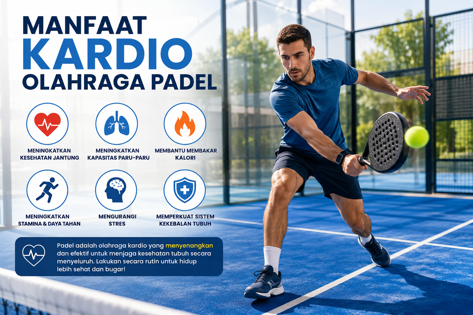 Manfaat Kardio Olahraga Padel