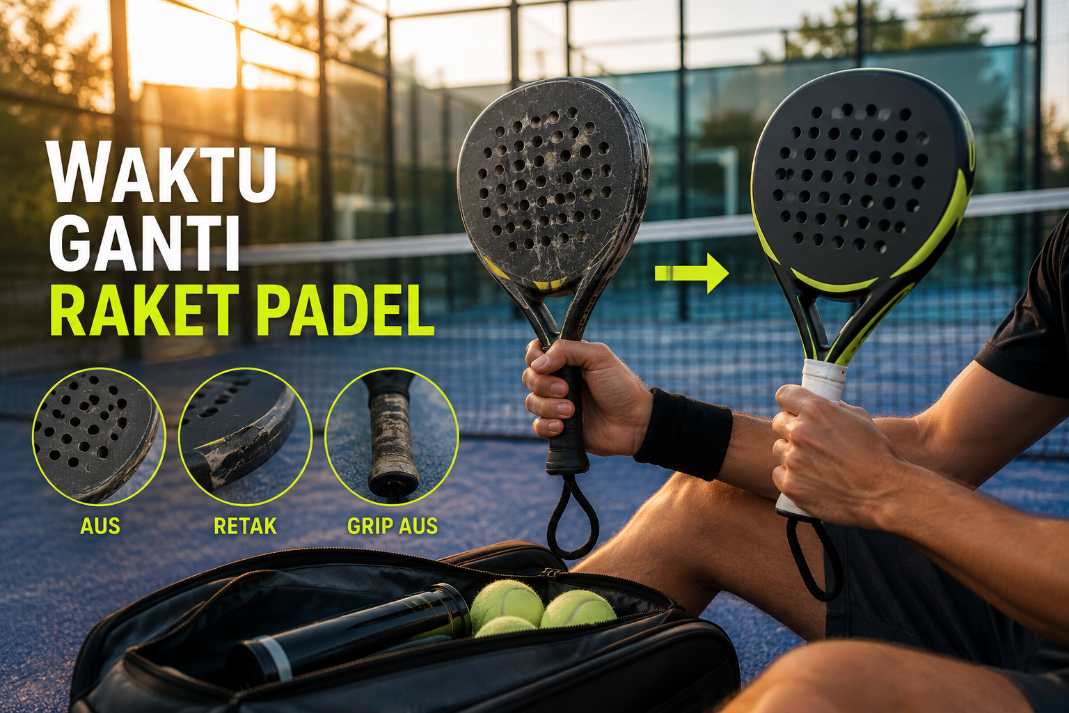 Waktu Ganti Raket Padel