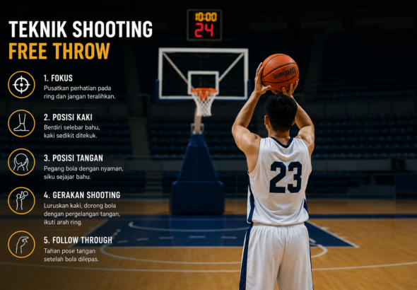 Teknik Shooting Bola Basket