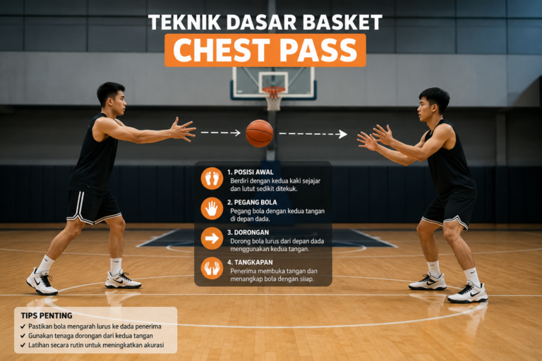 Teknik Dasar Basket Chest