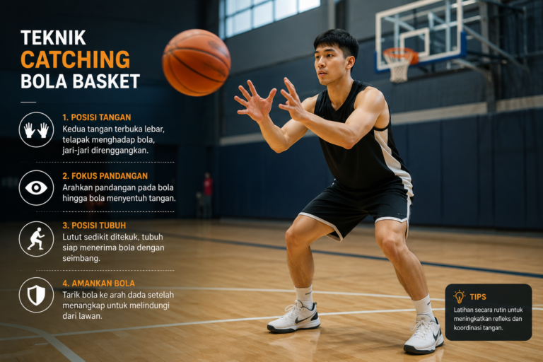 Teknik Bola Basket Catching