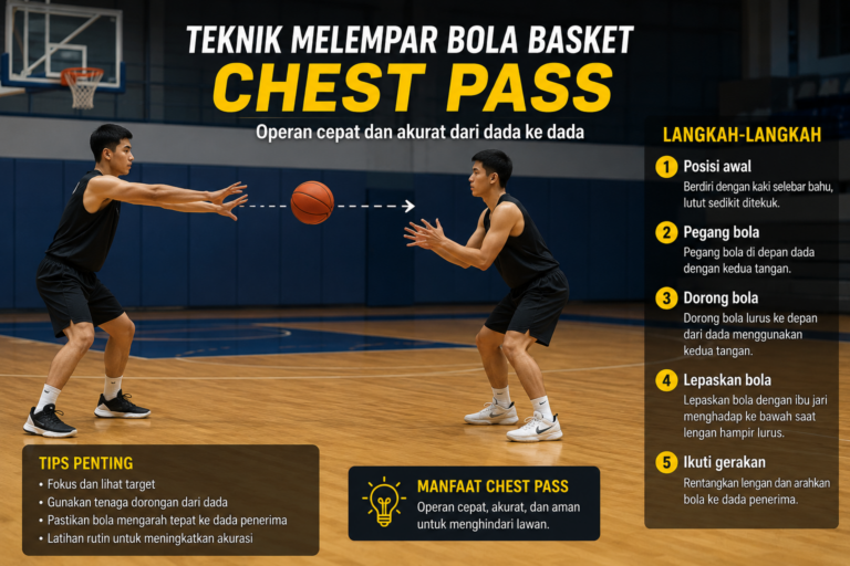 Teknik Melempar Bola Basket