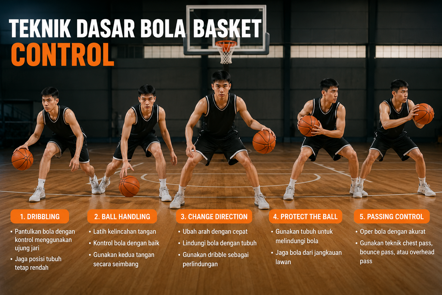 Teknik Dasar Bola Basket Control
