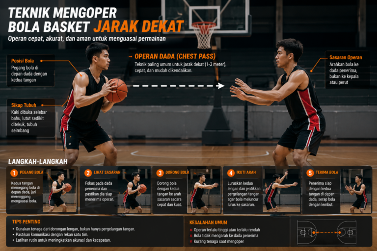 Teknik Mengoper Bola Basket
