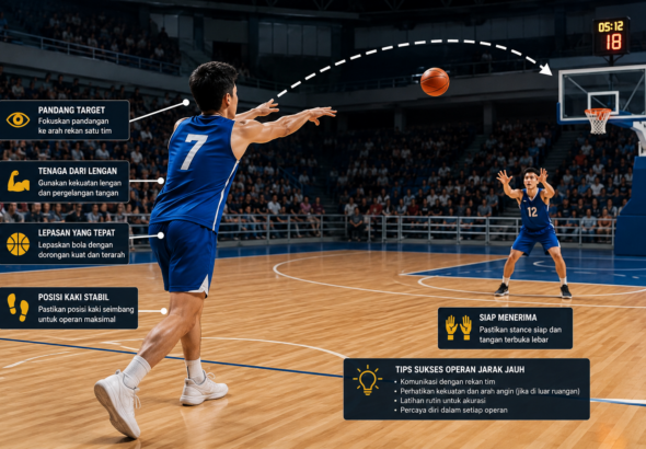 Teknik Mengoper Bola Basket