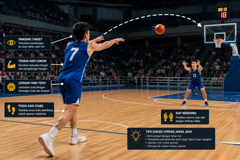 Teknik Mengoper Bola Basket
