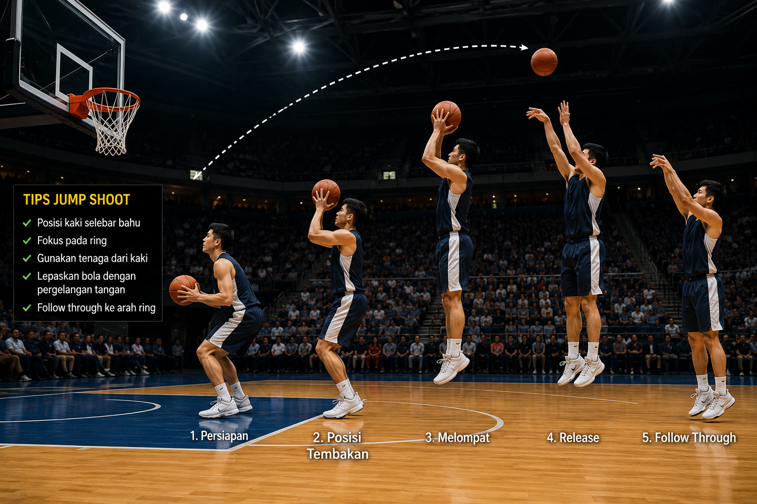 Teknik Shooting Bola Basket