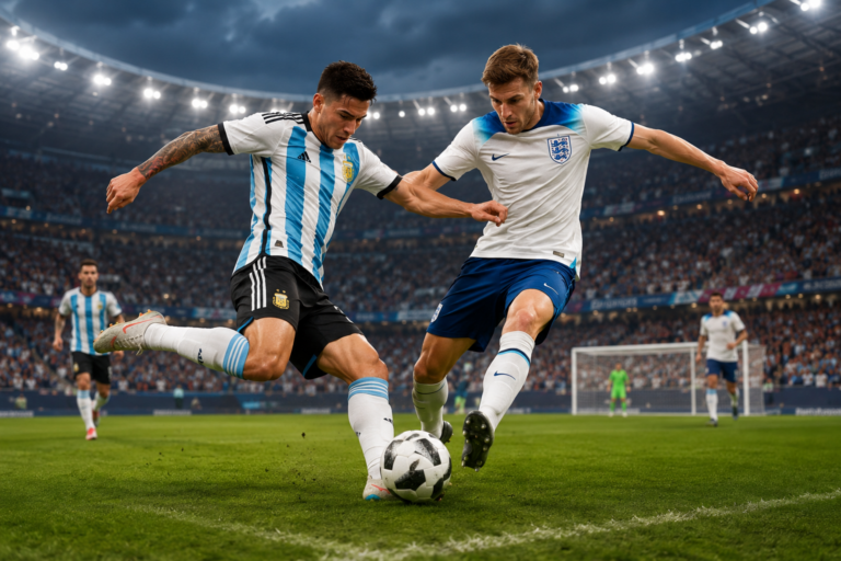 Hasil Argentina Vs Inggris