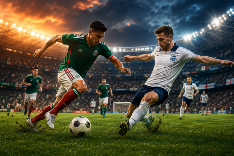Hasil Meksiko Vs Inggris