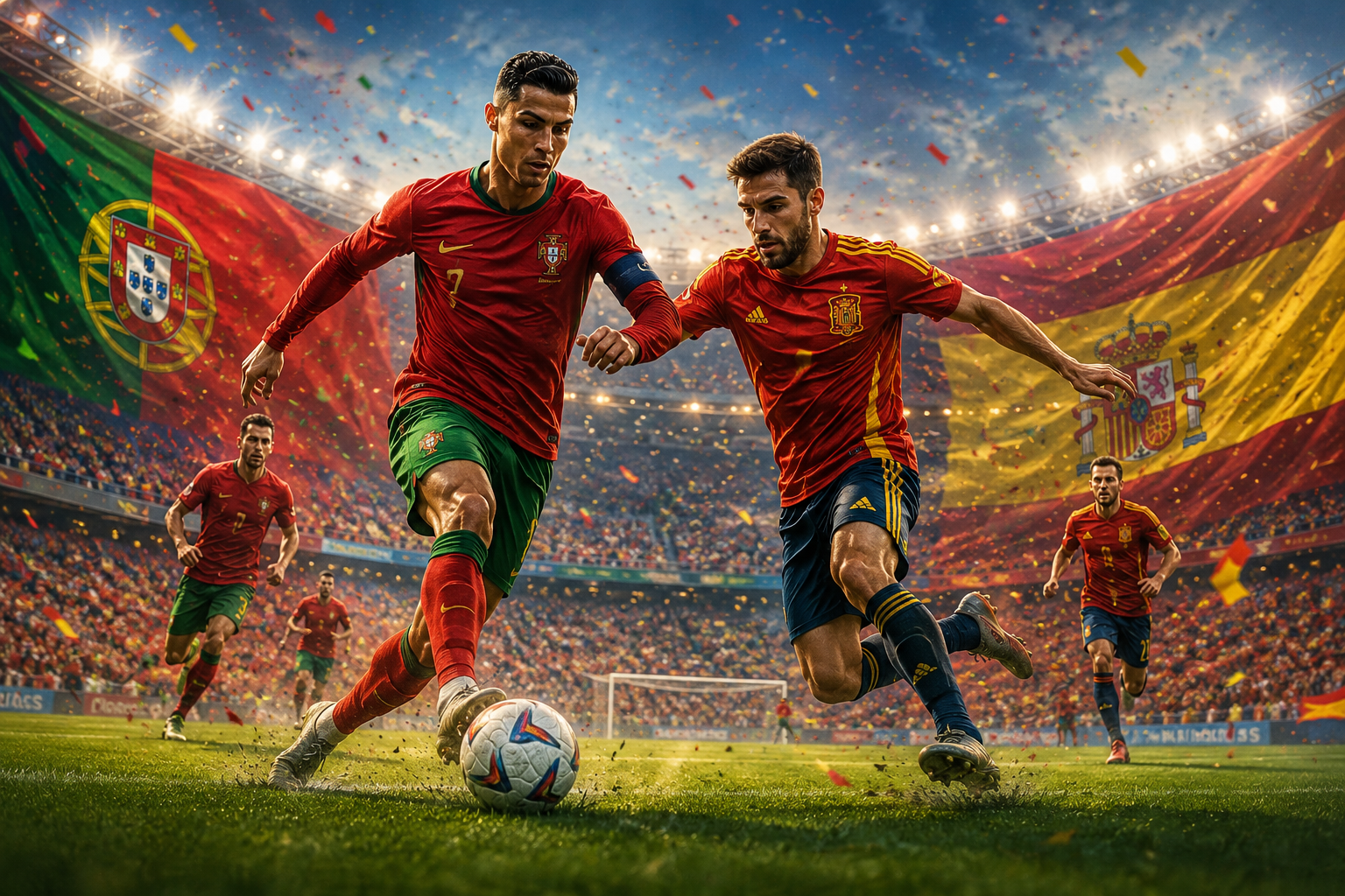 Hasil Portugal Vs Spanyol