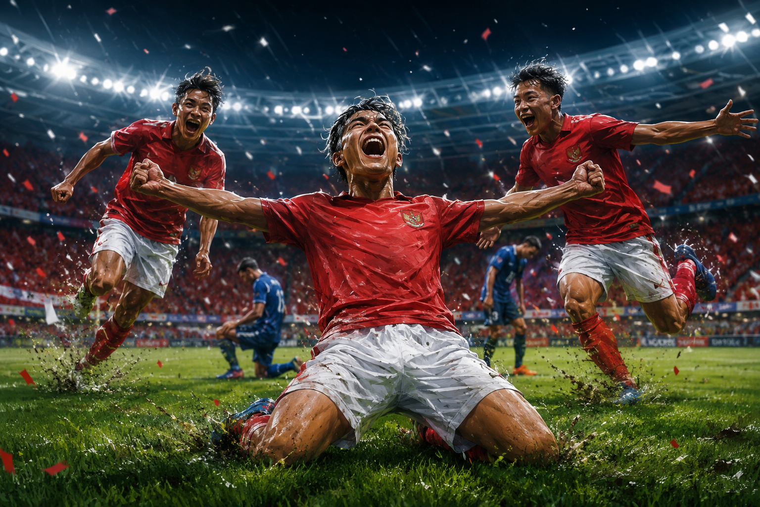 Indonesia Kalahkan Kamboja Lima Satu