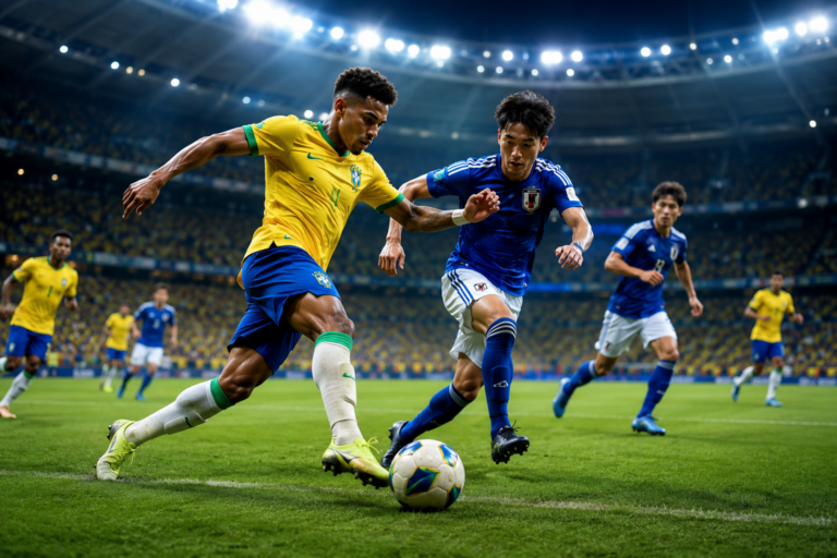Pemain Brasil Lawan Jepang