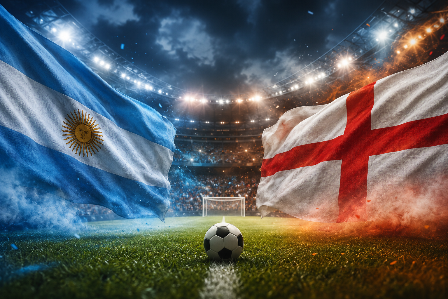 Skor Argentina vs Inggris