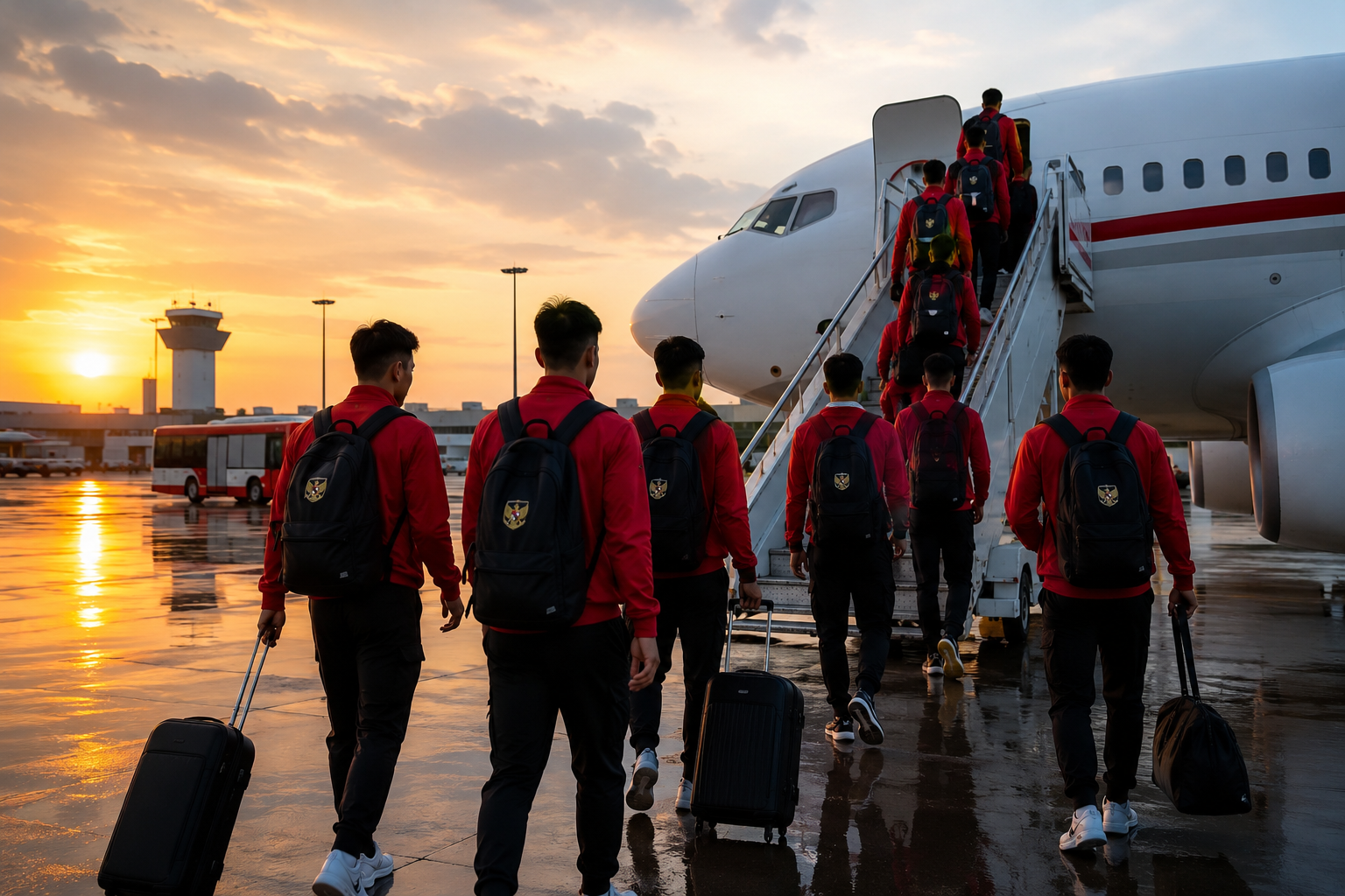 Timnas Indonesia Bertolak Ke Thailand