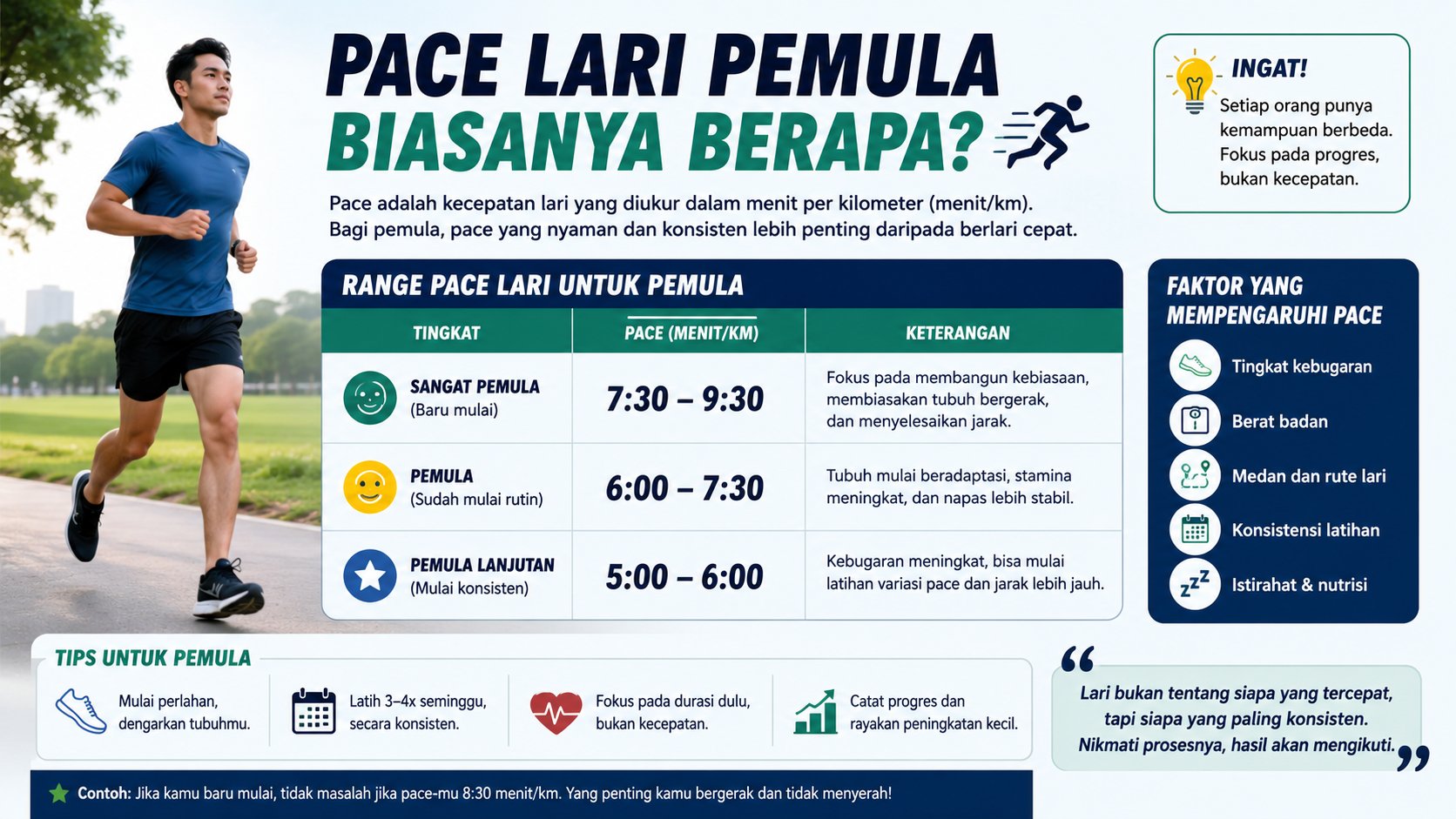Pace Lari Pemula