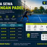 Harga Sewa Lapangan Padel