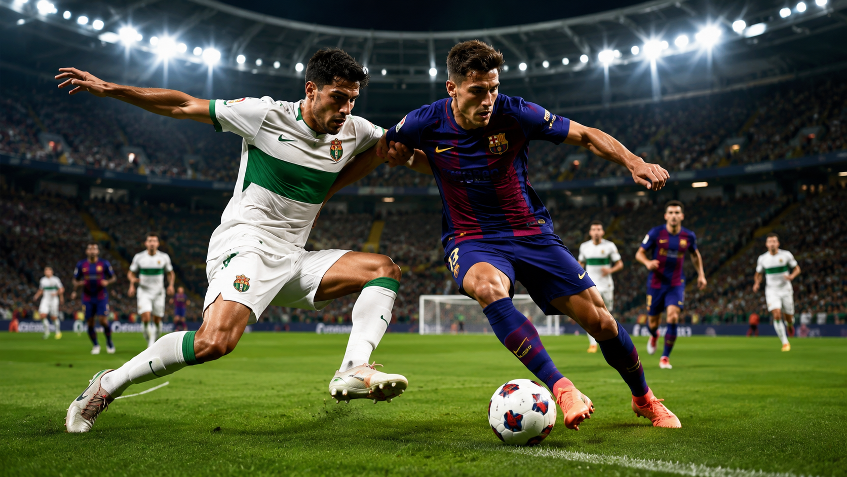 Hasil Elche Vs Barcelona 0-5 Raphinha dan Fermin Lopez Cetak Brace