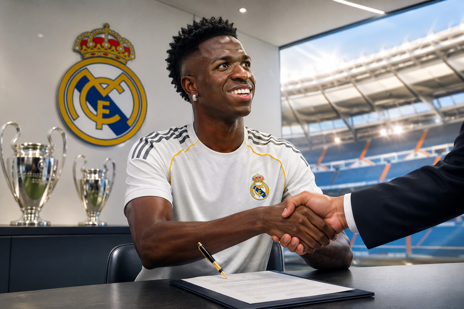 Real Madrid Kontrak Baru Vinicius Junior