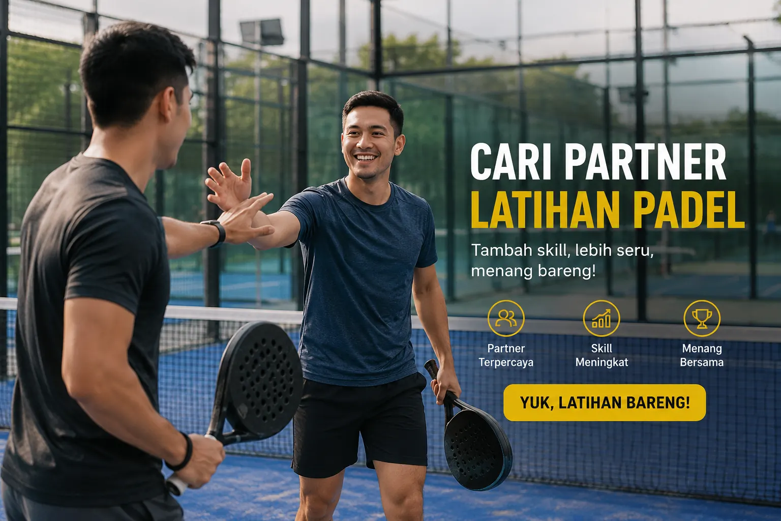 Cari Partner Latihan Padel