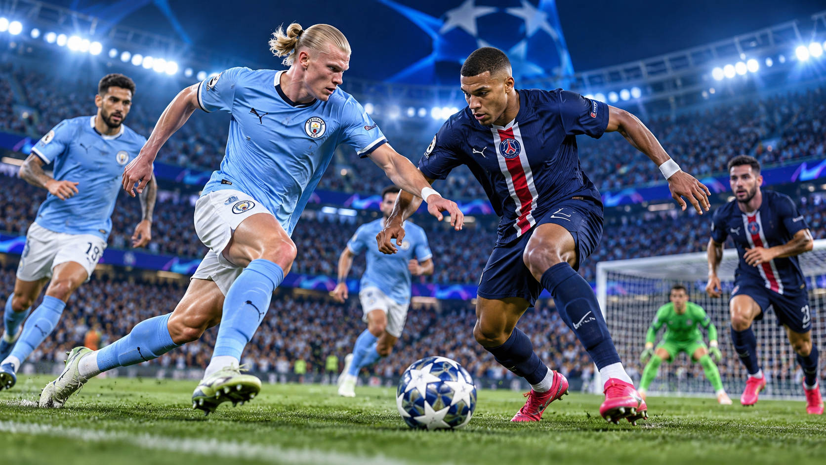 Hasil Pertandingan Manchester City Vs Psg