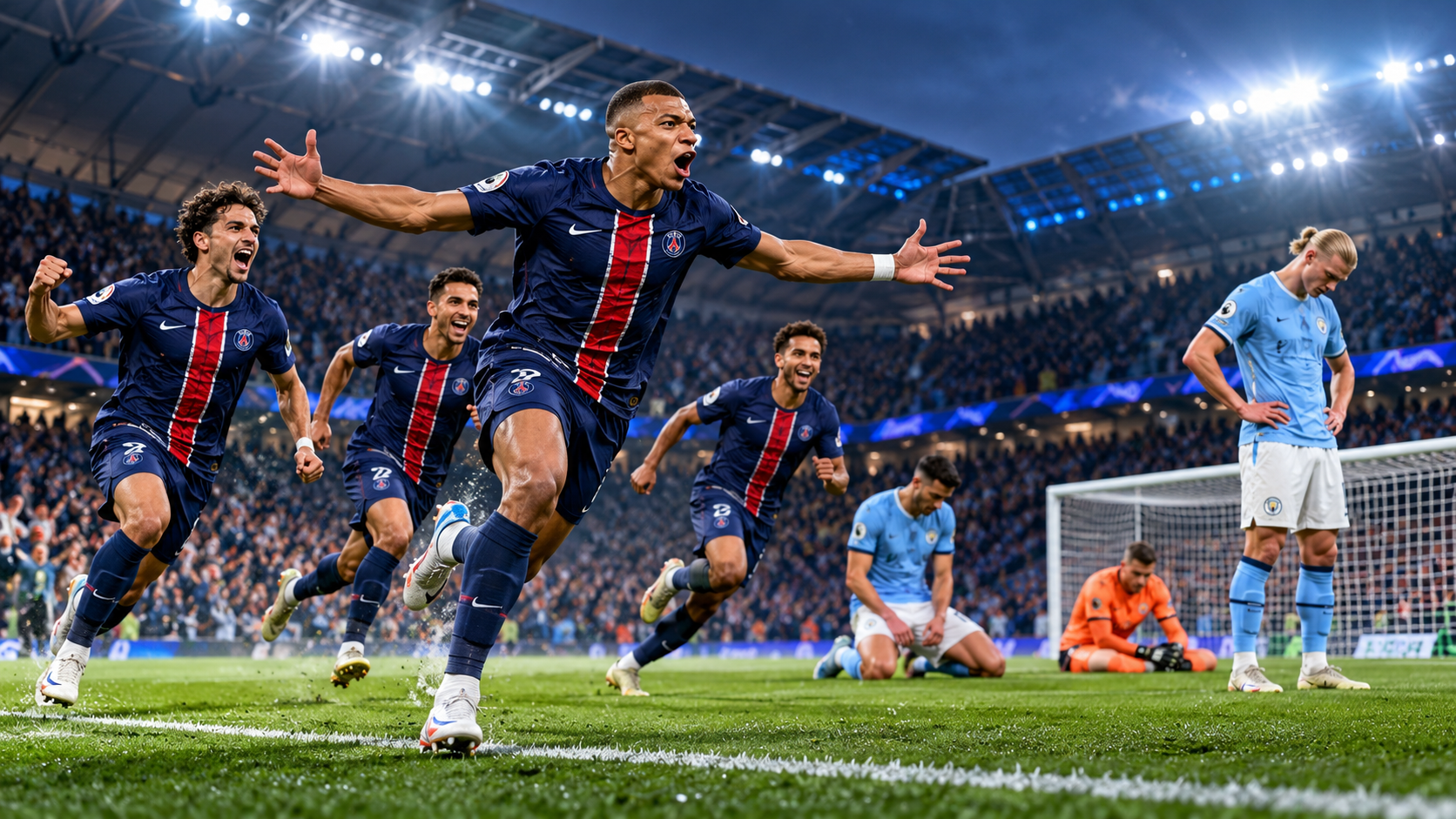 PSG Bungkam Manchester City Etihad