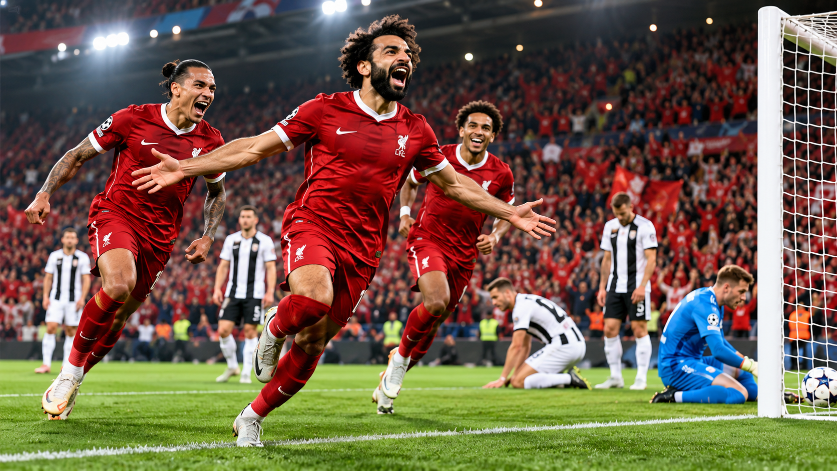 Pesta Gol Liverpool Libas LASK