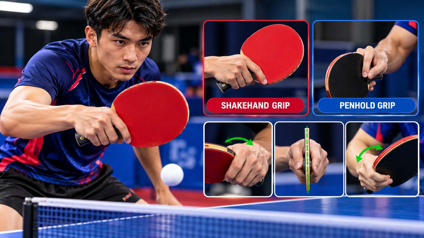Cara Pegang Bet Pingpong